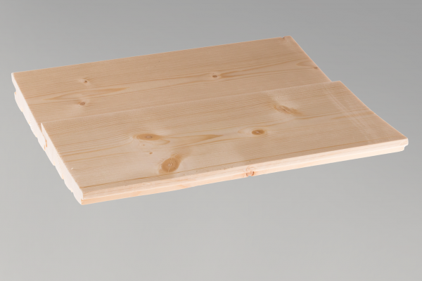 nord. Fichte Keilstülpschalung Konusprofil Nut & Feder