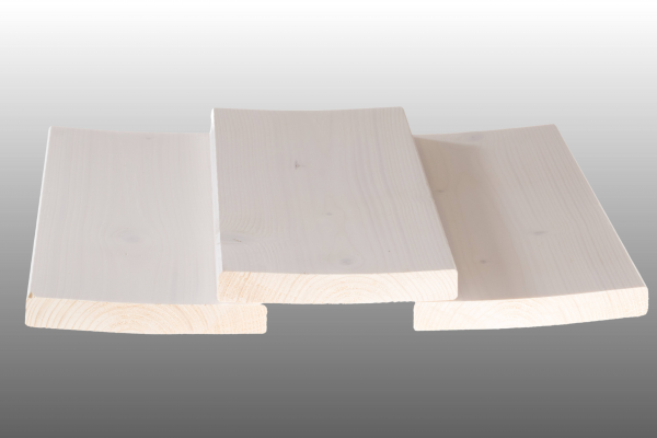 Glattkantbretter 21 x 192mm weiß grundiert
