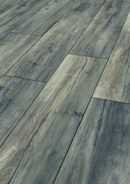 Laminatboden Eiche Harbour Oak Grey AC4– robustes Klicklaminat Made in Germany